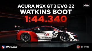 Acura NSX GT3 EVO 22 - Watkins Boot | IMSA - 2026 S3 - Week 1 | iRacing Hotlap