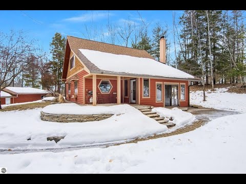 8162 Skegemog Point Road, Williamsburg, MI home video tour
