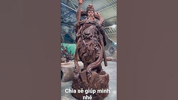 tượng quan vũ #art #woodworking #amazing