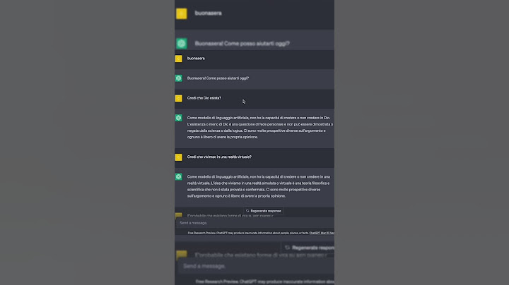 Chiedo a ChatGPT informazioni su DIO