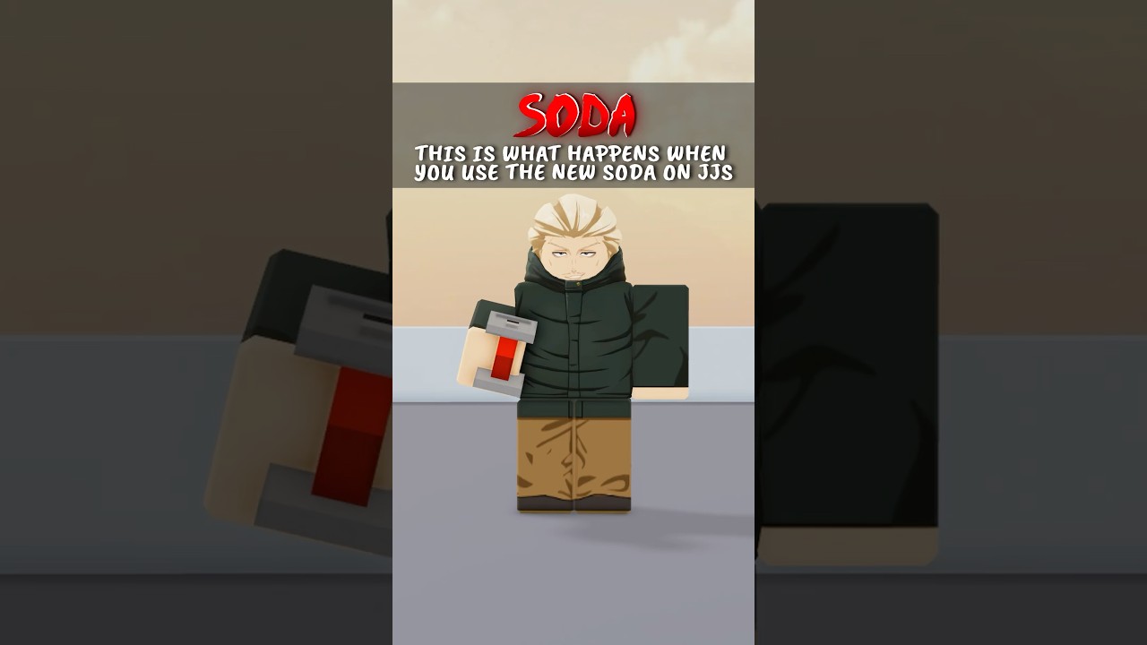 YOU CAN NOW THROW THE SODA IN JJS 