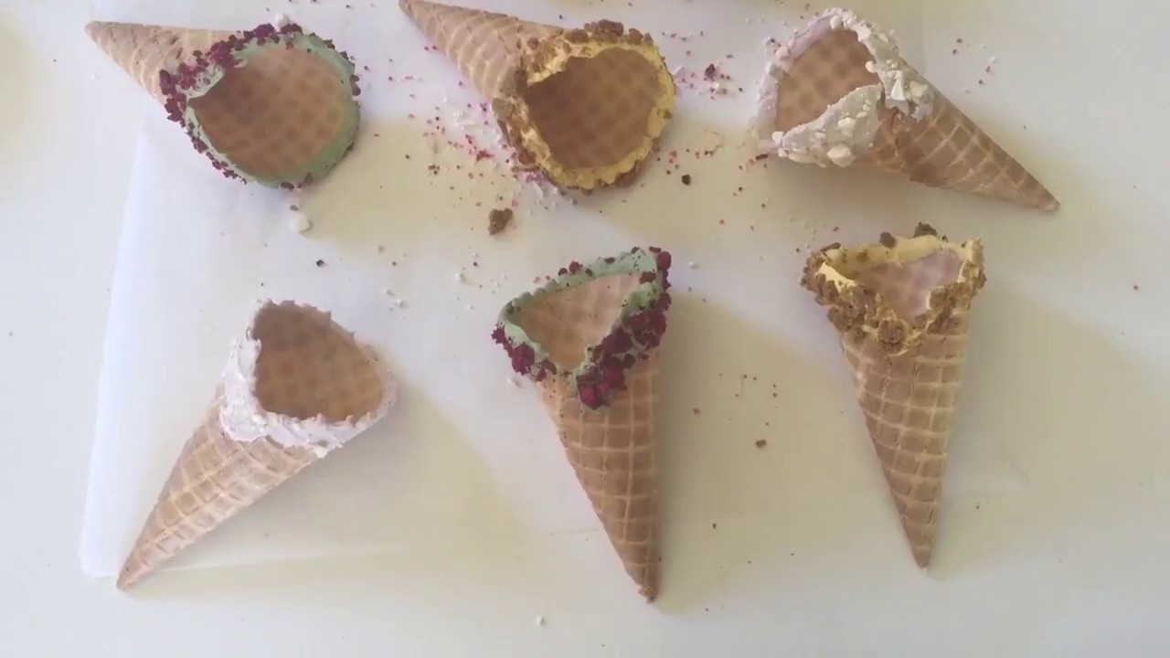 Dipped Ice Cream Cones: Just Bakecause - YouTube