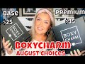 Boxycharm August 2020 Choices FULL Review of Base and Premium Choices | HOT MESS MOMMA MD