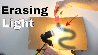 Is it Possible to Erase Light With a Laser The Photon Experiment