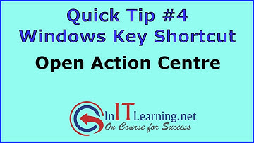 Quicktip4 - A Windows Key Shortcut Display Action Centre