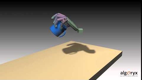 Robot gripping simulation