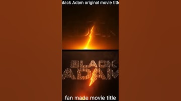 fan made #blackadam #movie title effect so tell me how is it तो केसा है बताओ #aftereffects #artist