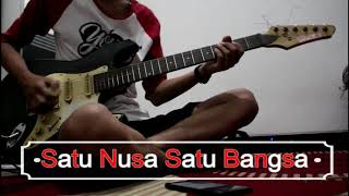 Satu nusa satu bangsa guitar instrument