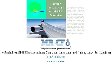 Magnetic Force Effect on an Airfoil CFD Simulation