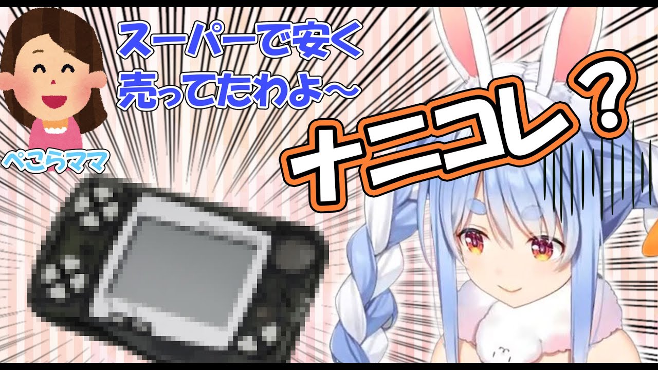 中古のソフトとパチモンのゲーム機しか買ってもらえなかった末っ子ぺこら【ホロライブ】