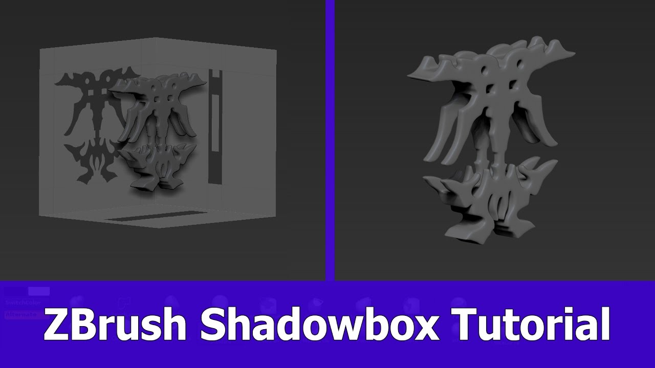 using pictures in zbrush shadow box