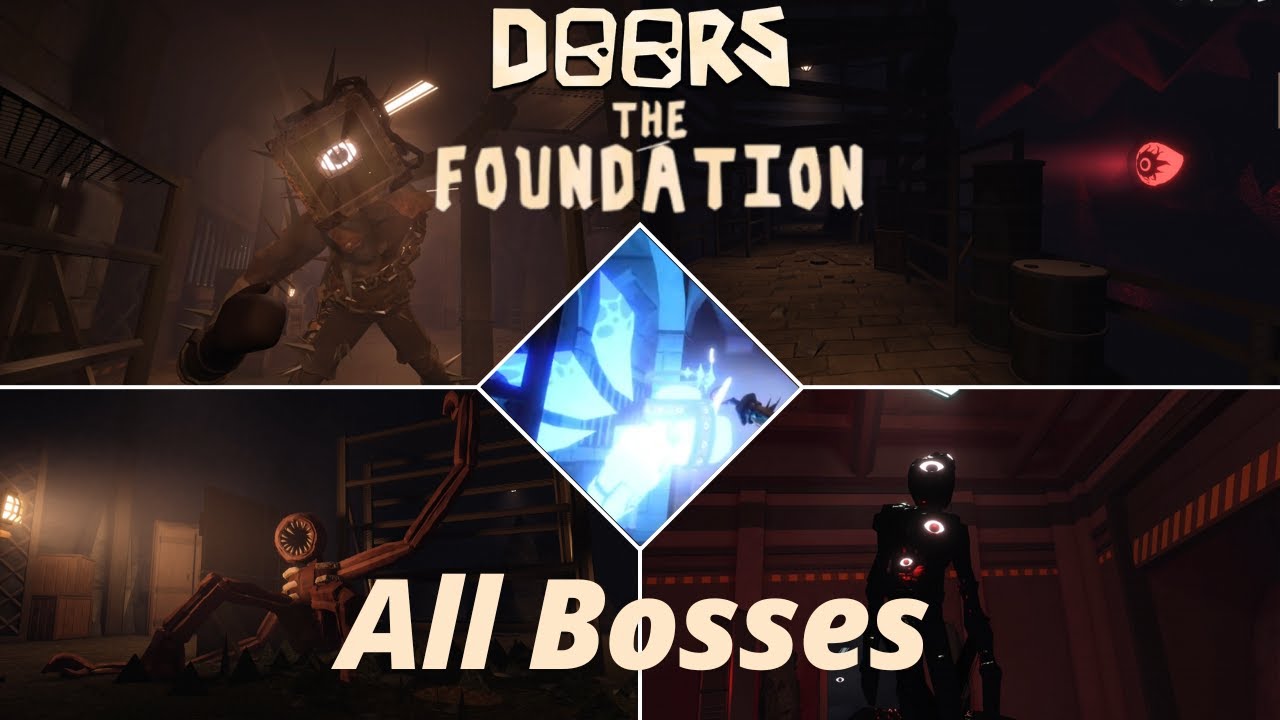 Doors Foundation Roblox - How to Easily Beat All Bosses + Ending!!