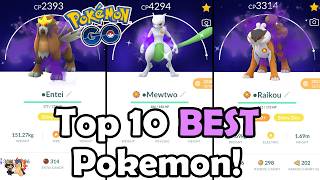 TOP 10 BEST SHADOW LEGENDARY POKEMON TO POWER UP in Pokémon GO! (2026)
