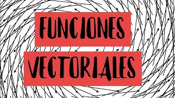 Definición de función vectorial de variable escalar y de función vectorial de variable vectorial