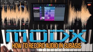 How I SEQUENCE and RECORD my MODX as AUDIO- Yamaha MODX/MONTAGE with Cubasis