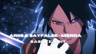 Ariis & Sayfalse - MERDA [Brazilian Phonk] | Sasuke Uchiha [AMV/Edit] 4K Resimi