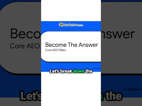 From SEO to AEO: Become the Answer