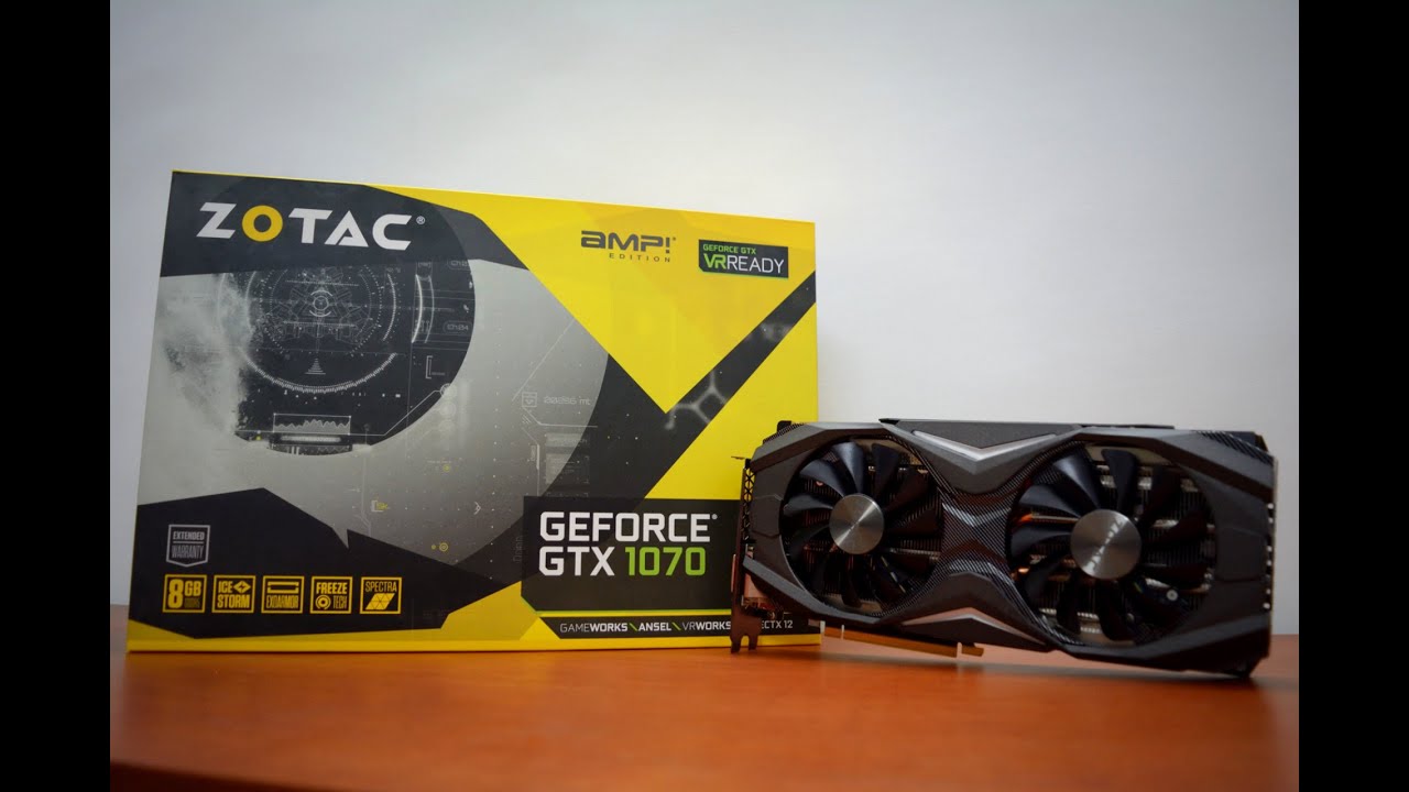 Zotac Amp Edition GTX 1070 Review W/ Gaming Performance !
