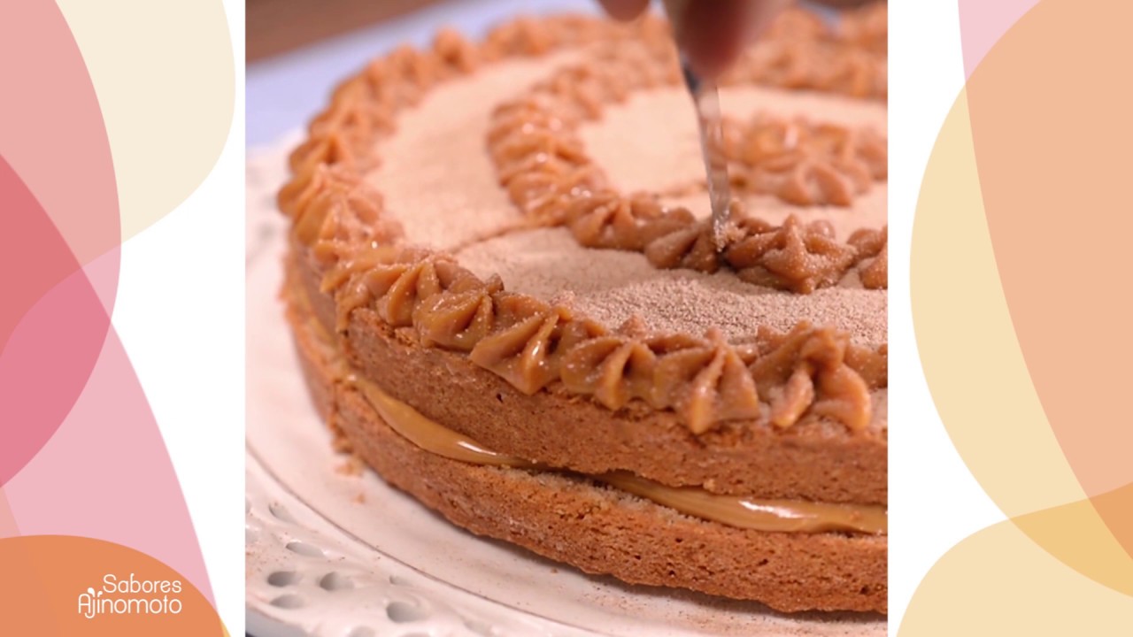 APRENDA A FAZER UM DELICIOSO BOLO DE CHURROS