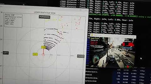 Carla Self Driving Car - LIDAR visualization