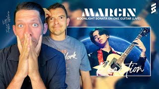 NOW HE KNOWS!! Marcin - Moonlight Sonata On One Guitar (Live) (Reaction)