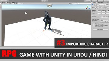 RPG Game With Unity in Urdu / Hindi | #3 Adding Character To Game