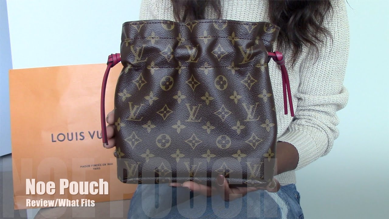 Louis Vuitton: Noe Pouch Review/ What fit&#39;s + Mod Shots - YouTube