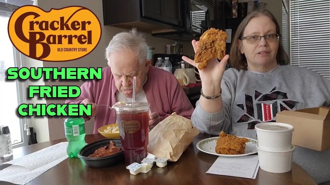 Southern Fried Chicken from Cracker Barrel Review #foodreviews #foodreview #crackerbarrel