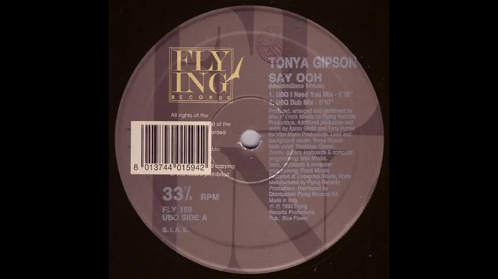 Tonya Gipson - Say Ooh (UBQ Dub Mix)