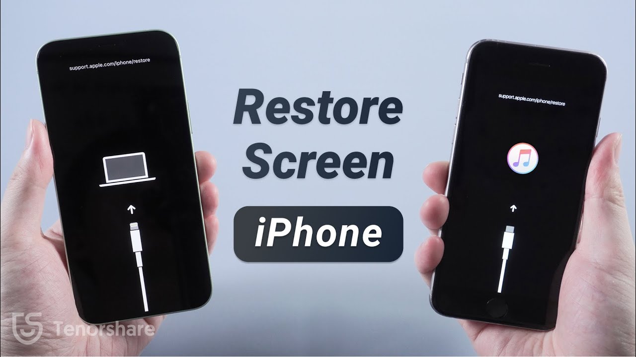 Top 3 Ways to Fix iPhone Stuck on Restore Screen - 2021