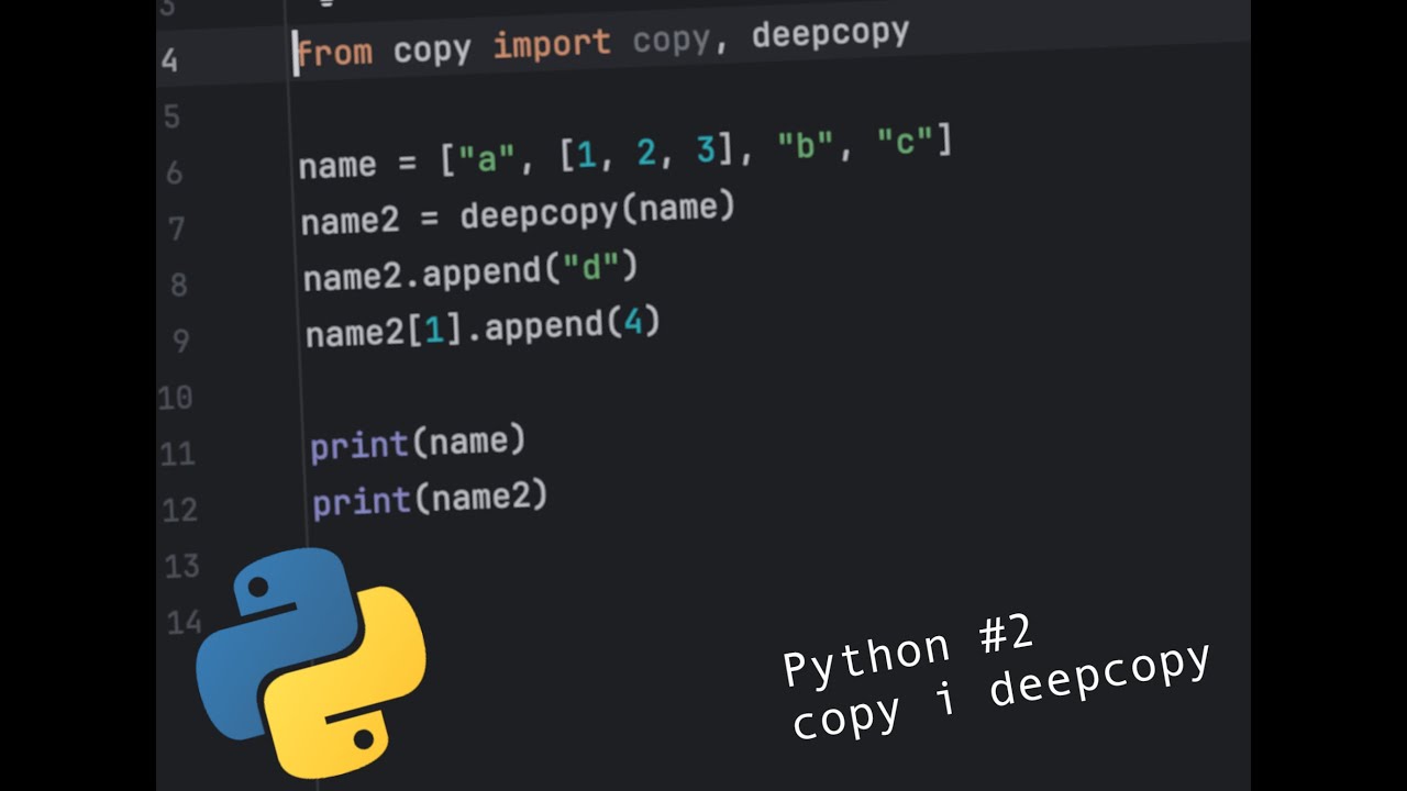 Prosty Python #2 - copy i deepcopy