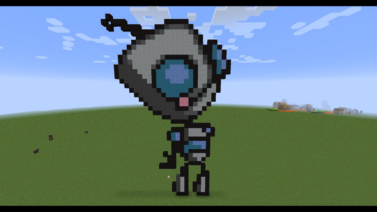 Minecraft Pixel Art Gir YouTube
