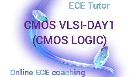 CMOS VLSI Systems syllabus covering|trb,tancet, gate preparation |online ECE coaching|@ecetutor5041