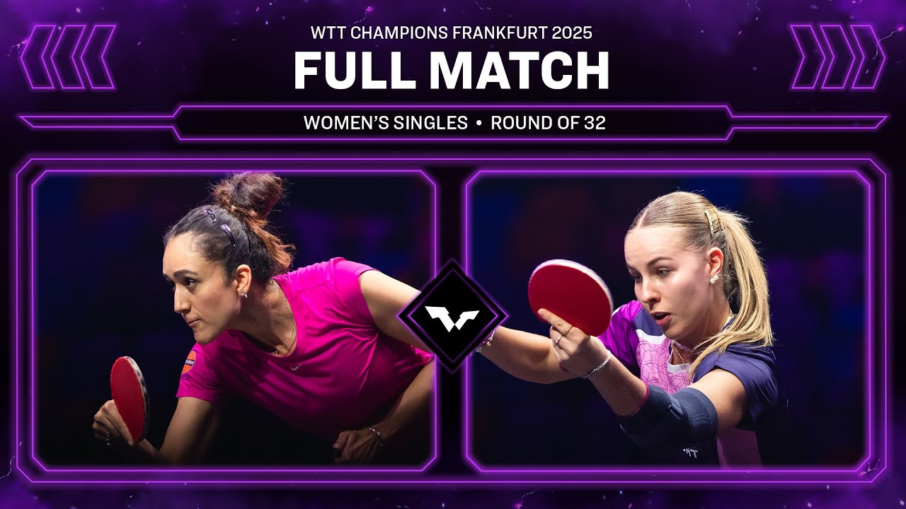 FULL MATCH | Manika Batra vs Annett Kaufmann | WS R32 | #WTTFrankfurt 2025