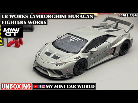 MY MINI CAR WORLD】UNBOXING MINI GT 1/64 LB WORKS LAMBORGHINI