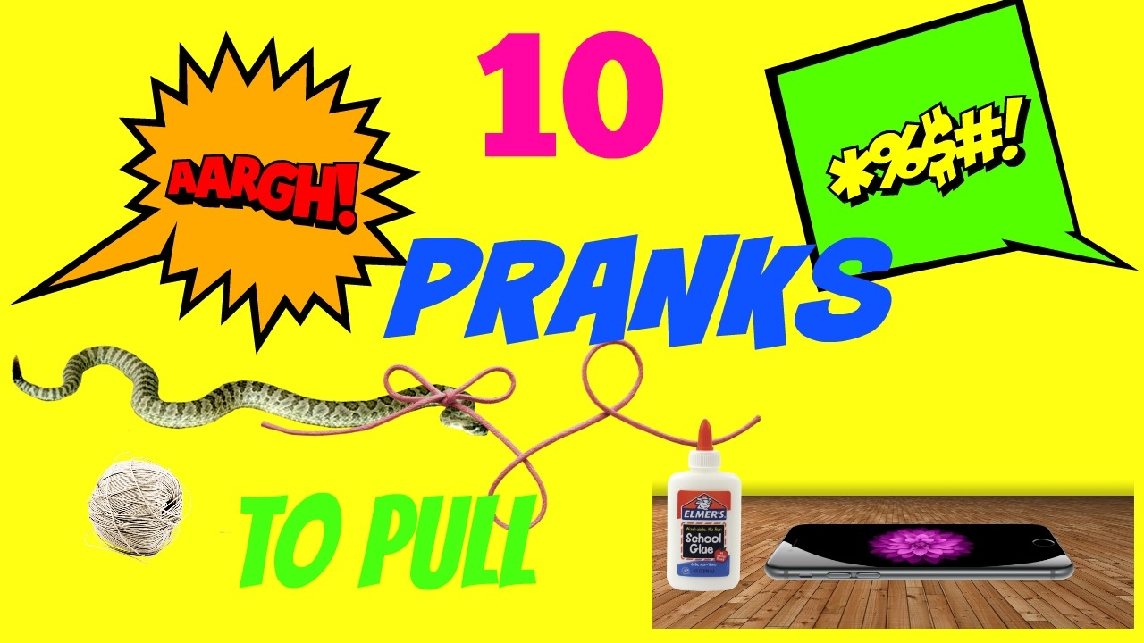10 Pranks to Pull with Ayina YouTube