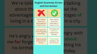 English Grammar Errors and Correction mistakes