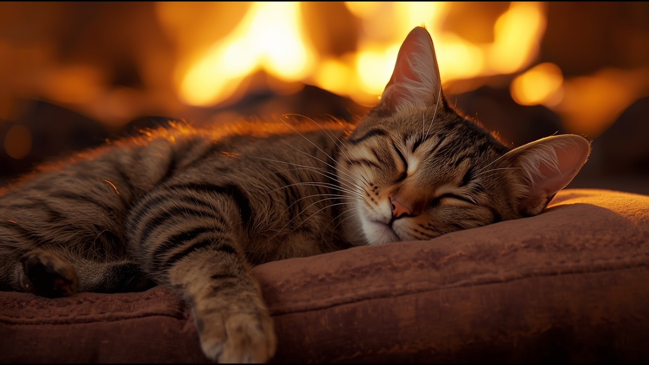 12 Hours Calming Music for Cats 🐈 Relaxing Music for Cats | Cat Sleeping Music🌙