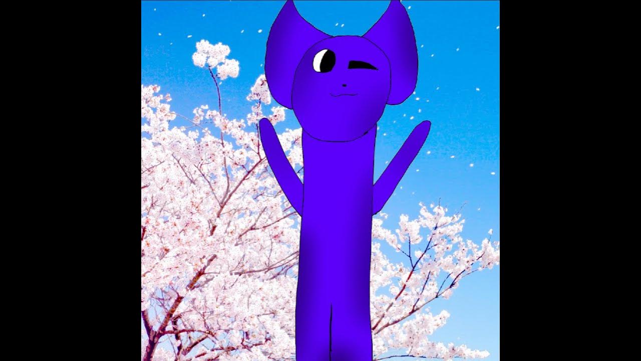 МОЙ АРТ》ФИОЛЕТОВЫЙ КОТ《 - YouTube