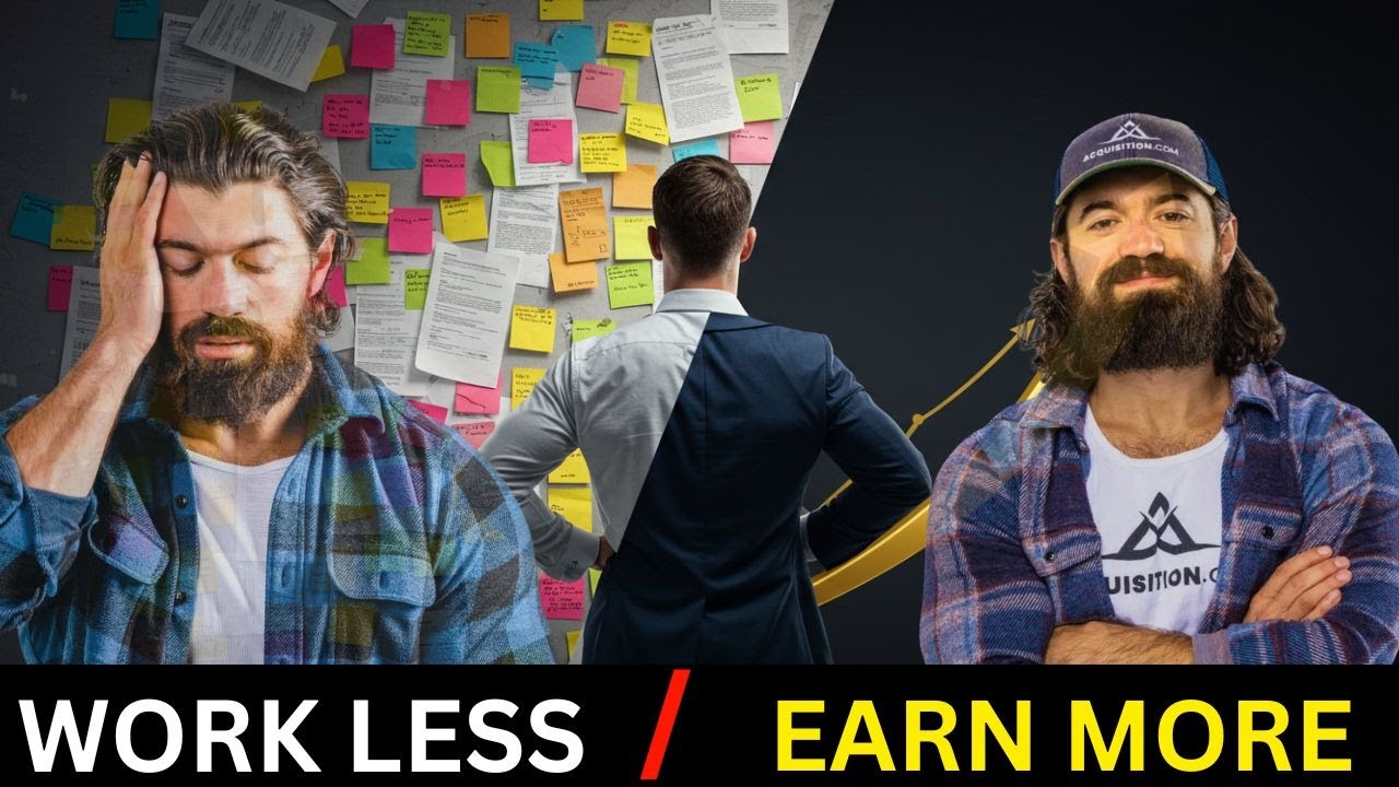 Work Less Boss WORK LESS. EARN MORE. | Alex Hormozi Business Motivation - YouTube