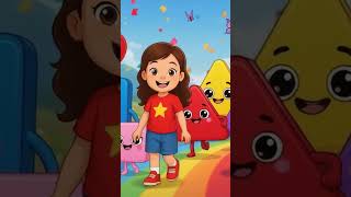 Shape Parade | Rectangle | Full Video Available On Our Channel! | #LearnShapes #KidsSongs #Children