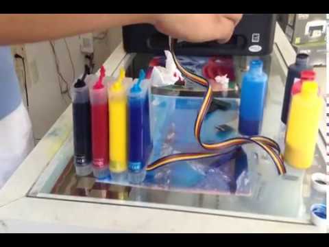 Como llenar un sistema de tinta Epson