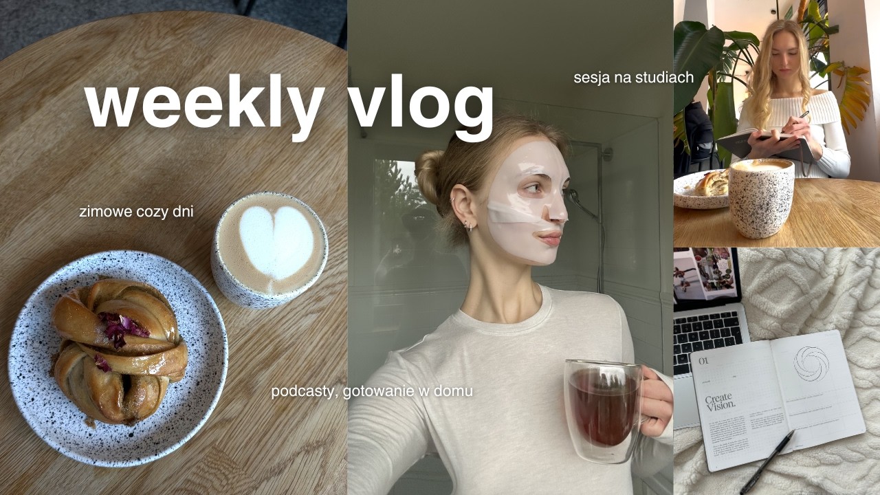 weekly vlog | cozy zimowe dni, sesja, 2026 rokiem rozwoju?