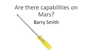 Are there Capabilities on Mars
