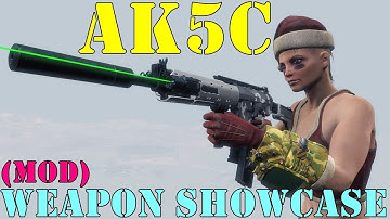 Fallout 4: Weapon Showcases: AK5C (Mod)