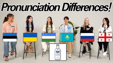 Word Differences Between 6 Country l Unexpected Similarity! Why Does Estonian Sound So Cute?