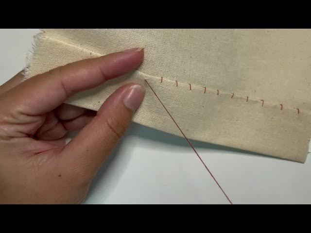 Sewing Boning Into a Seam 