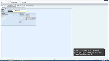 SAP ABAP Creating a function module