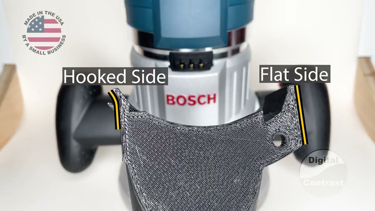 Bosch MR23EVS Fixed Base Router hose adapter install, DigitalContrast