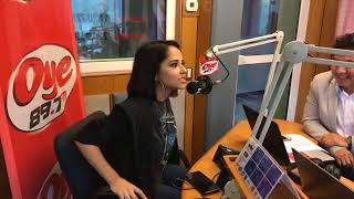 Entrevista de Becky G por Oye 89.7 FM en México 🇲🇽